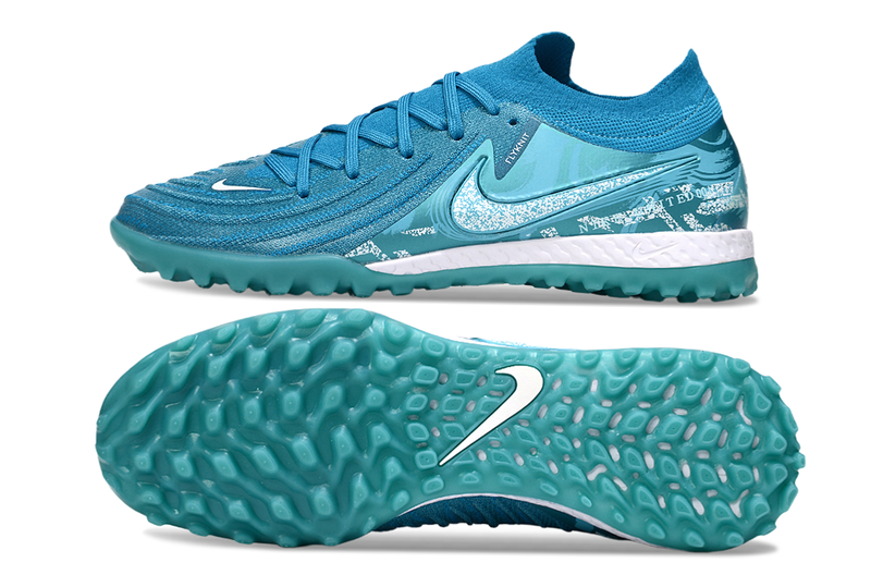 Chuteira Society Nike Phantom GX II TF - Azul