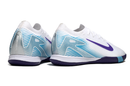 Chuteira Futsal Nike Mercurial Air Zoom Vapor 16 IC - Branca e Azul