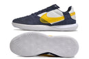 Tênis Futsal Nike Street Gato IC - Branca, Azul e Amarela